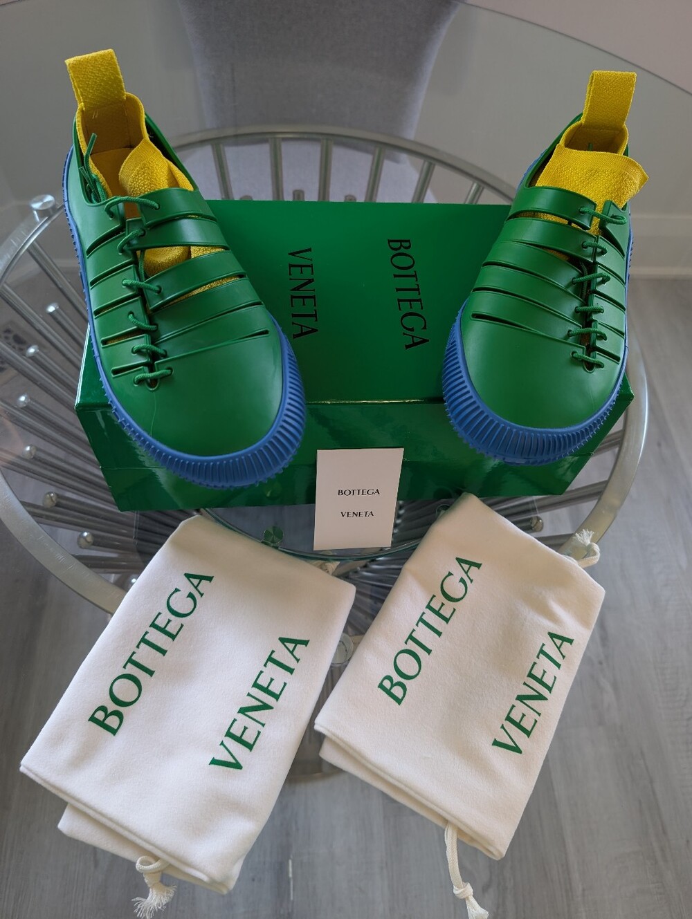 Bottega Veneta-Climber Sneakers-NEW IN BOX- Women 9.5, Men size 7, EU 40, Unisex